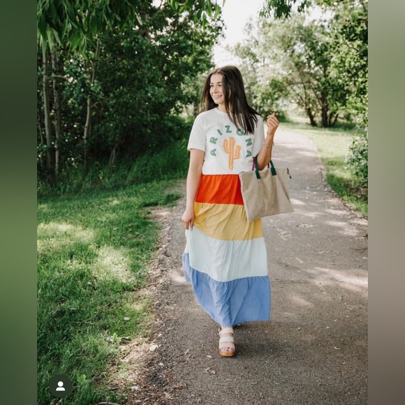 eesome Dresses & Skirts - ee:some Rainbow Maxi Skirt - Sweet Jolie